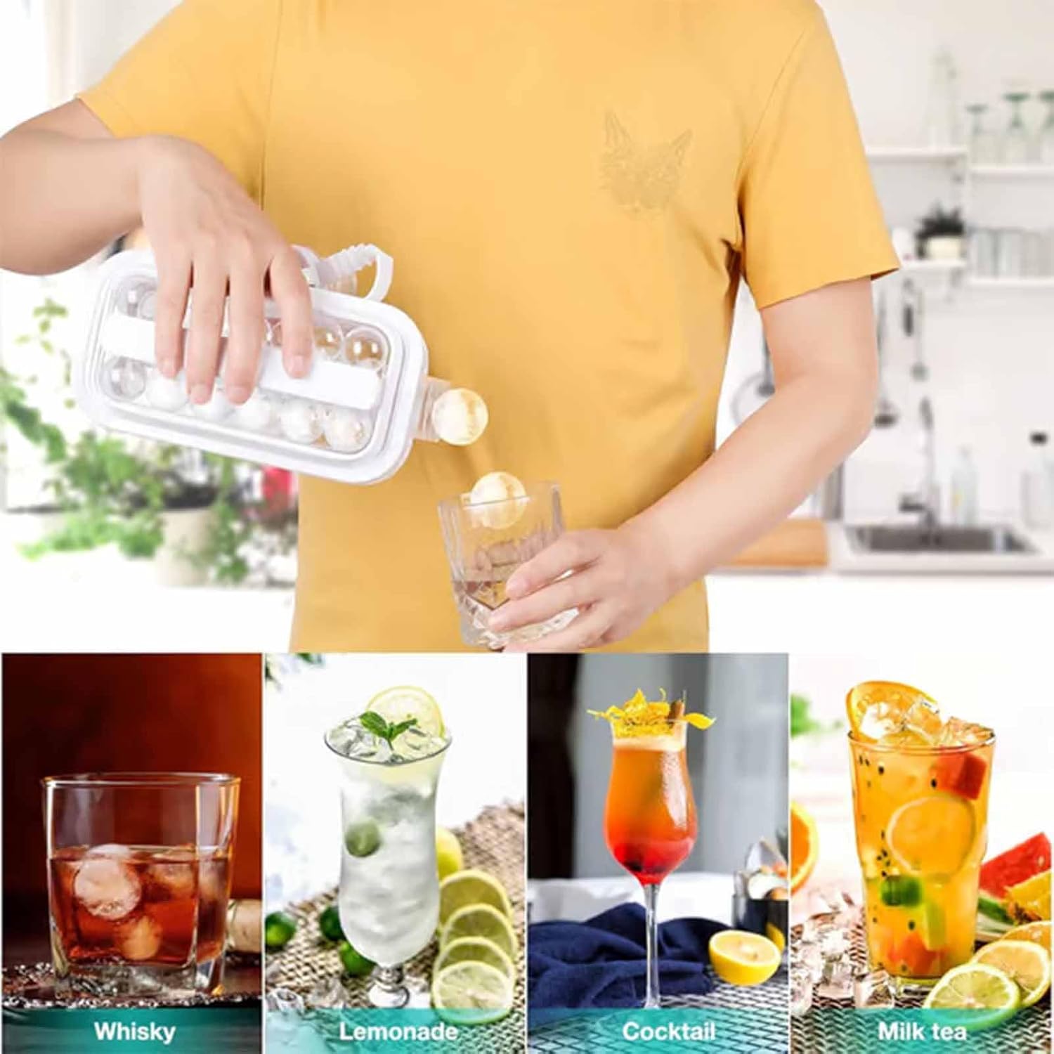2-in-1 Ice Hockey Mold Kettle – Ice Cube Mold & Water Bottle