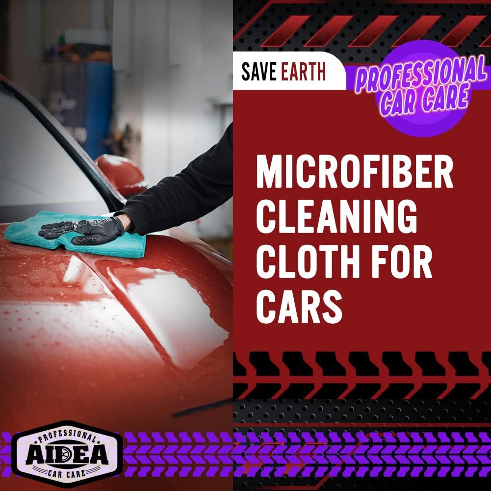 Microfiber Cleaning Cloths – 50-Pack, Ultra-Soft & Super Absorbent
