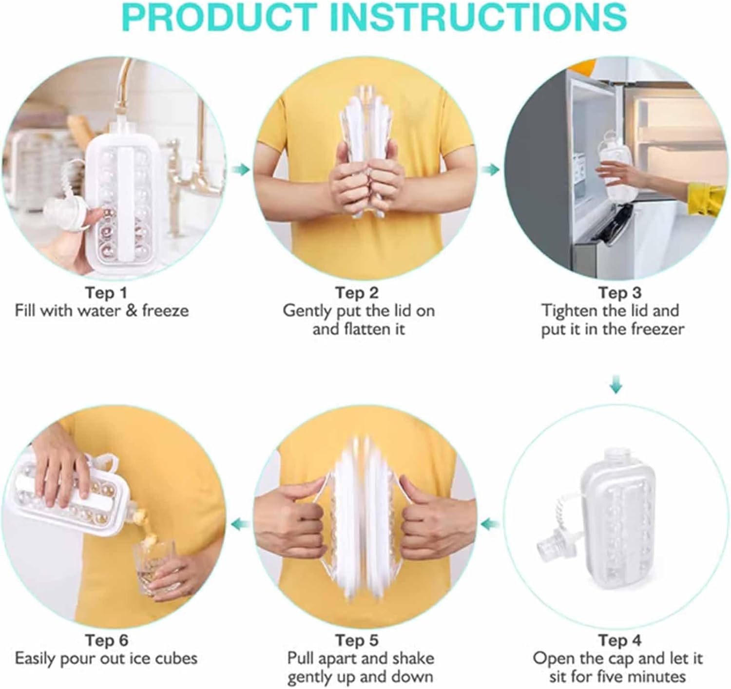 2-in-1 Ice Hockey Mold Kettle – Ice Cube Mold & Water Bottle