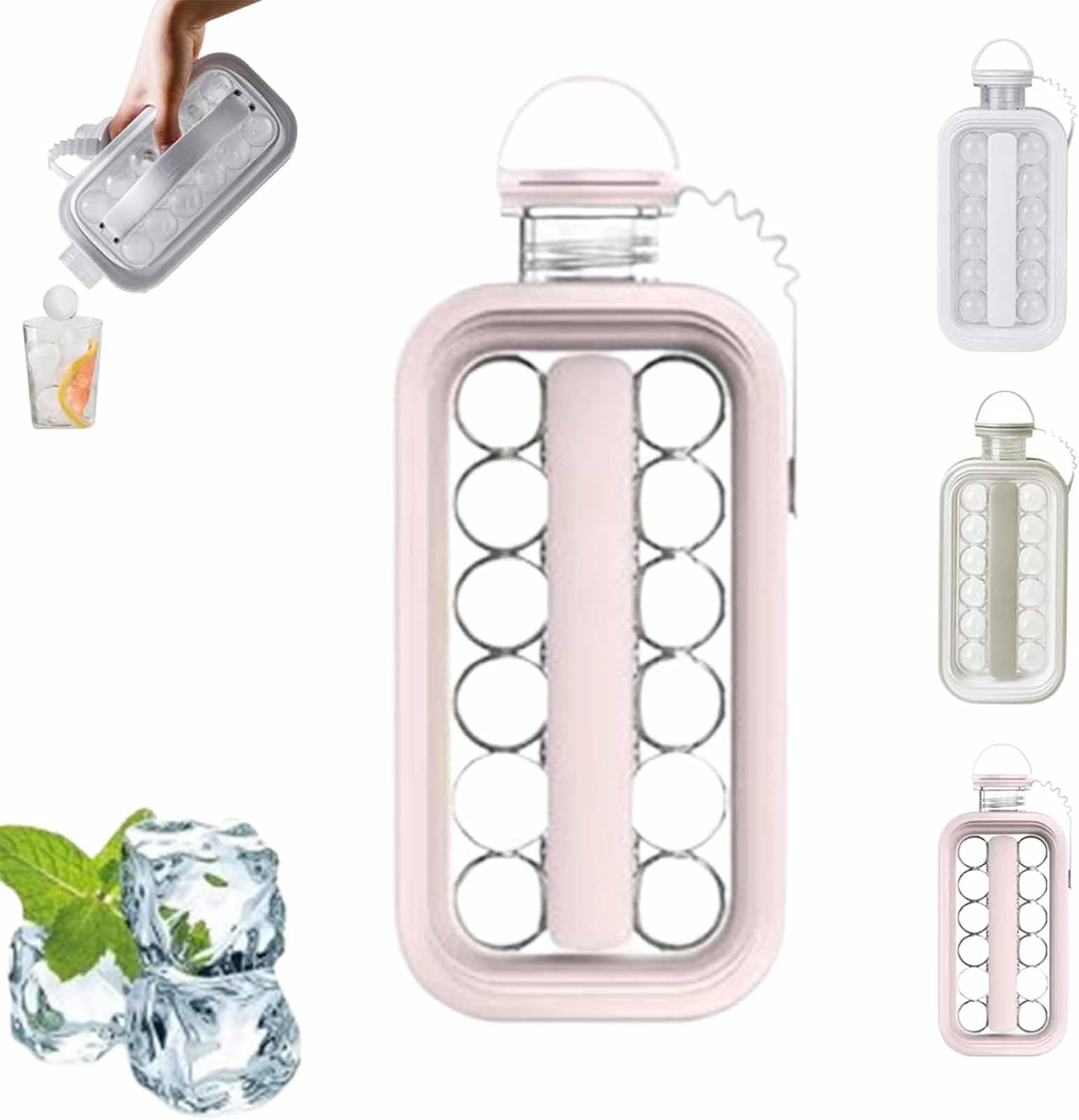 2-in-1 Ice Hockey Mold Kettle – Ice Cube Mold & Water Bottle