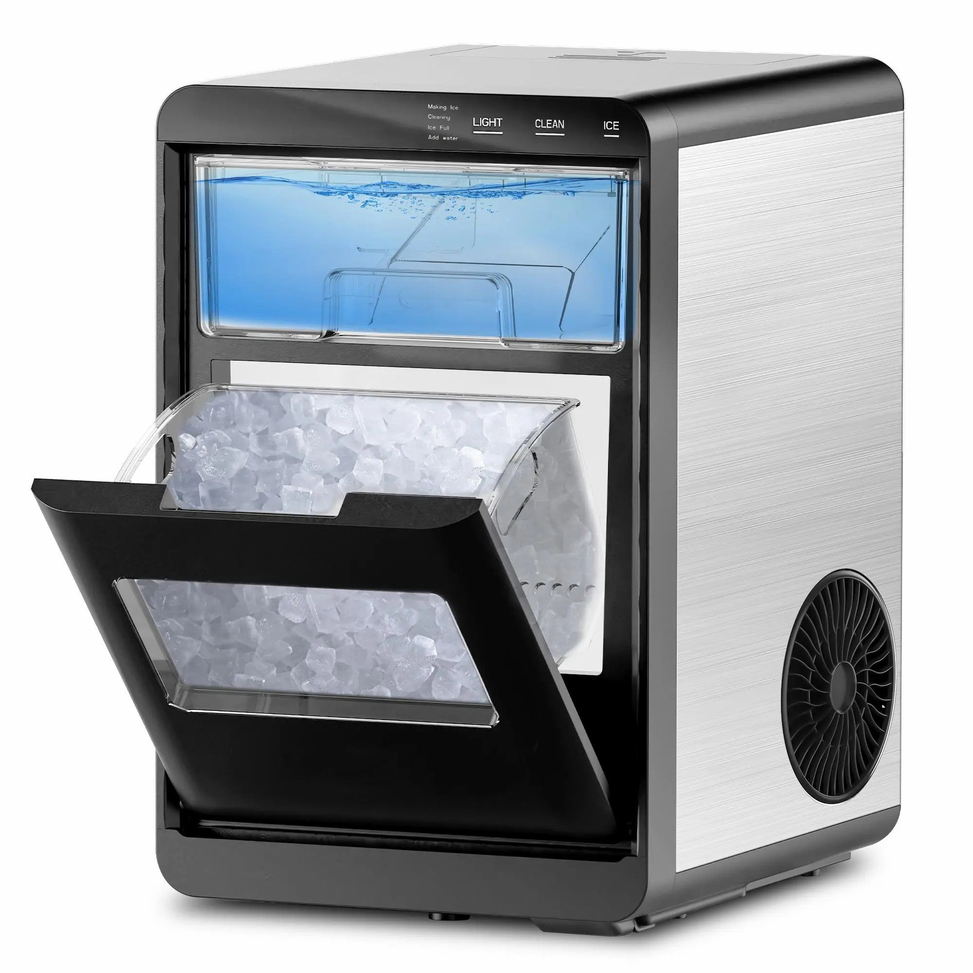 Compact Nugget Ice Maker – Perfect for Home, Office & Parties